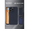 Apple İphone 16 Plus Kılıf Nano İçi Kadife Silikon - Mavi