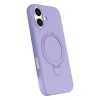 Apple İphone 16 Plus Regal Magsafe Standlı Kapak - Lila