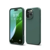Apple İphone 16 Pro Kılıf Nano İçi Kadife Silikon - Koyu Yeşil