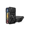 Apple İphone 16 Pro Kılıf Pars Lens Yüzüklü Silikon - Siyah