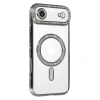 Apple İphone 17 Air Joke Simli Magneticsafe Kılıf - Gümüş