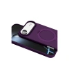 Apple İphone 17 Air Regal Magsafe Standlı Kapak - Derin Mor