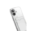 Apple İphone 17 Kart Şeffaf Silikon - Şeffaf