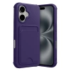 Apple İphone 17 Kelvin Kartvizitli Silikon - Derin Mor