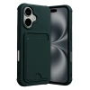 Apple İphone 17 Kelvin Kartvizitli Silikon - Koyu Yeşil