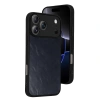 Apple İphone 17 Pro Aras Deri Kapak - Lacivert