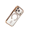 Apple İphone 17 Pro Joke Simli Magneticsafe Kılıf - Turuncu
