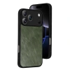 Apple İphone 17 Pro Max Aras Deri Kapak - Yeşil