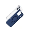 Apple İphone 17 Pro Max Combo Sert Şeffaf Magsafe Kapak - Mavi