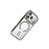 Apple İphone 17 Pro Max Joke Simli Magneticsafe Kılıf - Gümüş