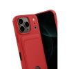 Apple İphone 17 Pro Max Kelvin Kartvizitli Silikon - Kırmızı