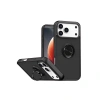 Apple İphone 17 Pro Max Montreal Yüzüklü Silikon Kapak - Siyah
