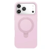 Apple İphone 17 Pro Max Regal Magsafe Standlı Kapak - Açık Pembe