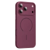 Apple İphone 18 Pro Azus Magsafe Kapak - Bordo