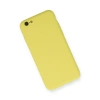 Apple İphone 6 Kılıf Nano İçi Kadife Silikon - Sarı