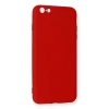 Apple İphone 6 Plus Kılıf Nano İçi Kadife Silikon - Kırmızı