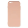 Apple İphone 6 Plus Kılıf Nano İçi Kadife Silikon - Pudra