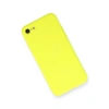 Apple İphone 7 Kılıf Nano İçi Kadife Silikon - Sarı