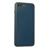 Apple İphone 7 Plus Kılıf Coco Deri Silikon Kapak - Mavi