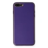 Apple İphone 7 Plus Kılıf Coco Deri Silikon Kapak - Mor