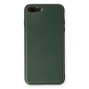 Apple İphone 7 Plus Kılıf Coco Deri Silikon Kapak - Yeşil