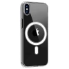 Apple İphone X Kılıf Magneticsafe Şeffaf Silikon - Şeffaf
