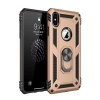 Apple İphone X Kılıf Sofya Yüzüklü Silikon Kapak - Gold