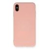 Apple İphone Xs Max Kılıf Nano İçi Kadife Silikon - Pudra
