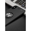 Apple İphone Xs Max Kılıf Range Yüzüklü Silikon - Siyah