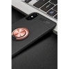 Apple İphone Xs Max Kılıf Range Yüzüklü Silikon - Siyah-gold