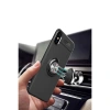 Apple İphone Xs Max Kılıf Range Yüzüklü Silikon - Siyah-gold