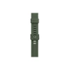 Apple Watch 38mm Kr408 Çizgili Silikon Kordon - Koyu Yeşil