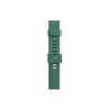 Apple Watch 38mm Kr408 Çizgili Silikon Kordon - Yeşil