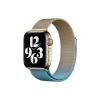 Apple Watch 38mm Metal Mıknatıslı Kordon (saat Değildir) - Metalik Gold-mavi