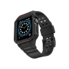 Apple Watch 42mm Kr401 Silikon Kordon - Siyah