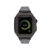 Apple Watch 44mm Metal Petek Kasalı Kordon - Siyah