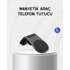 Araç İçi Manyetik Telefon Tutucu Güçlü Klipsli Ve 360 Derece Ayarlanabilir