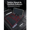 Araç İçi Telefon Standlı Kaydırmaz Silikon Organizer Mat Konsol Düzenleyici