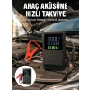 Araç İçin Akü Takviye Cihazı Ve Kablosuz Hava Kompresörü Yeni Nesil
