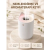 Aroma Difüzör Hava Nemlendirici Sessiz Çalışma Led Gece Lambası