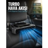 Aroma Hazneli Araç Koltuk Başlığı Fanı 5 Kademeli Güçlü Hava Akışı Sunan Soğutucu