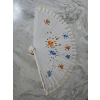 Bambu Çift Taraflı Yelpaze Karışık Renkler 12li Paket