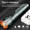 Bedotech Bd-5503 30w Tg Led Alüminyum Alaşımlı Zoomlu Type-c Şarjlı El Feneri