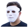 Beyaz Renk Hip Hop Anonim Jabbawockeez Dans Maskesi 18x19 Cm