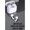 Beyaz Yeni Nesil Pro Bluetooth Kulaklık Yüksek Ses Kaliteli Anc Özelliği