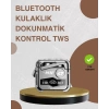 Bluetooth 5.0 Kulak İçi Kablosuz Kulaklık – Dokunmatik Kontrol, Düşük Gecikme