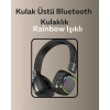 Bluetooth 5.3 Rainbow Işıklı Kulak Üstü Kablosuz Kulaklık
