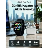 Bluetooth Arama Özellikli Akıllı Saat Seti Kablosuz Kulaklık Hediyeli, Android & İos Uyumlu