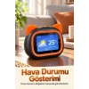 Bluetooth Hoparlör Ekranlı Saat Ve Alarm Özellikli