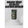 Bluetooth Hoparlör Yüksek Ses Kaliteli Büyük Boy Çift Çıkışlı Ses Bombası